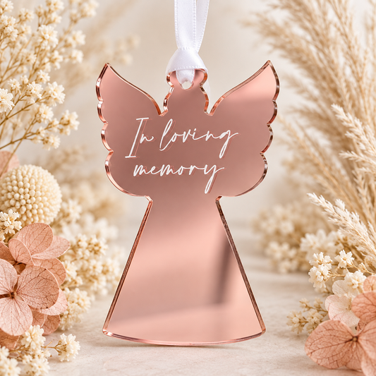 In Loving Memory Angel Bauble