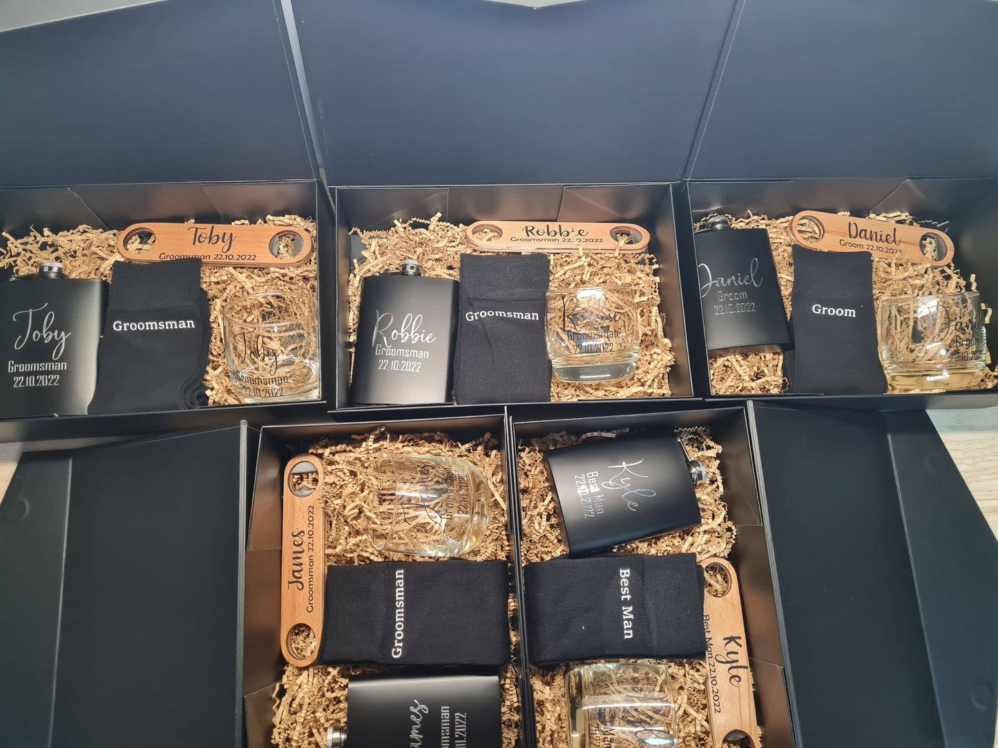 Groomsmen Gift Box Bundle with Socks