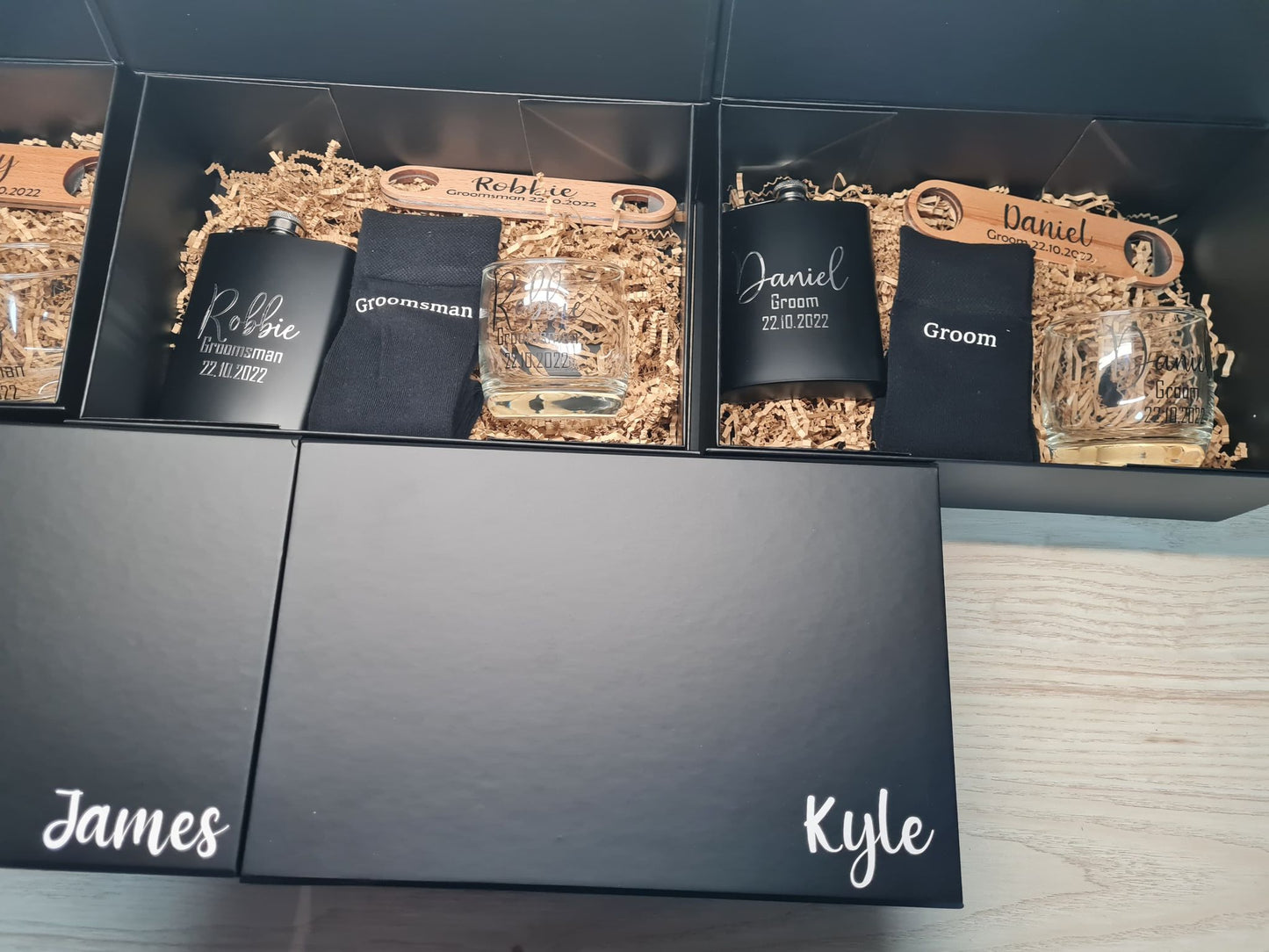 Groomsmen Gift Box Bundle with Socks
