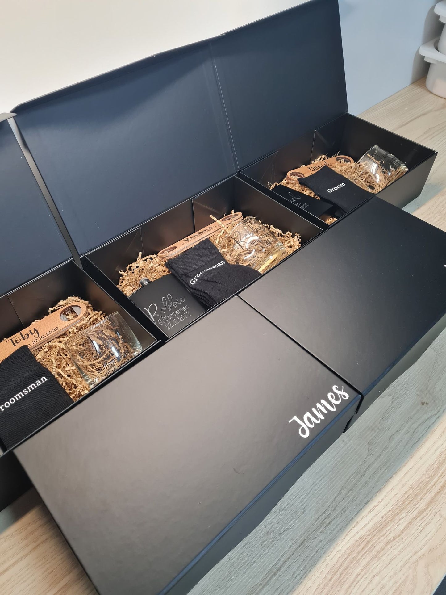 Groomsmen Gift Box Bundle with Socks