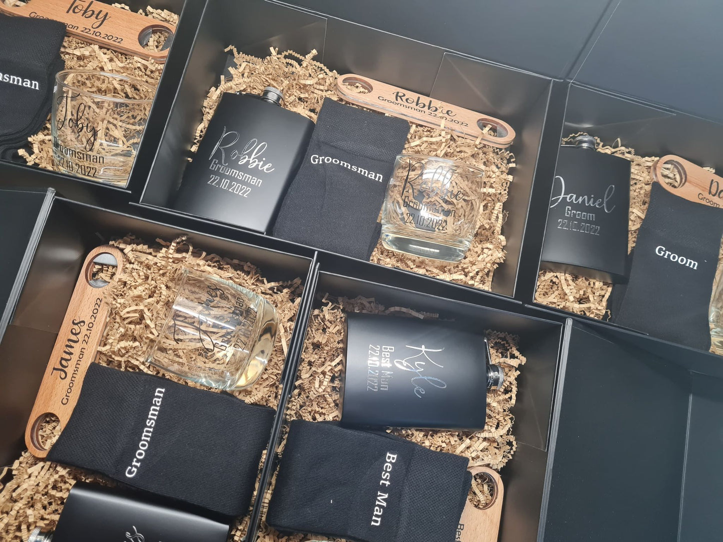 Groomsmen Gift Box Bundle with Socks