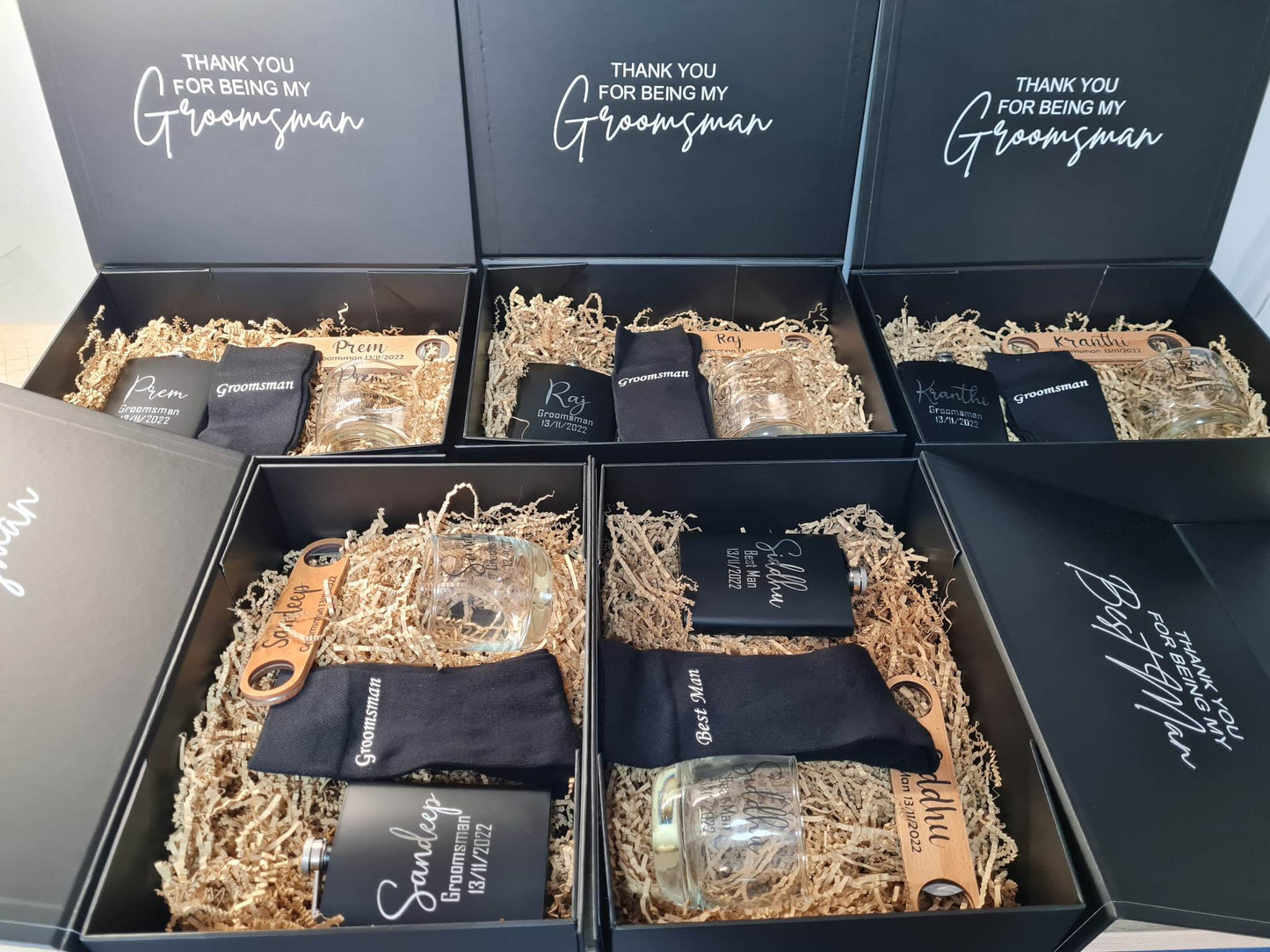 Groomsmen Gift Box Bundle with Socks