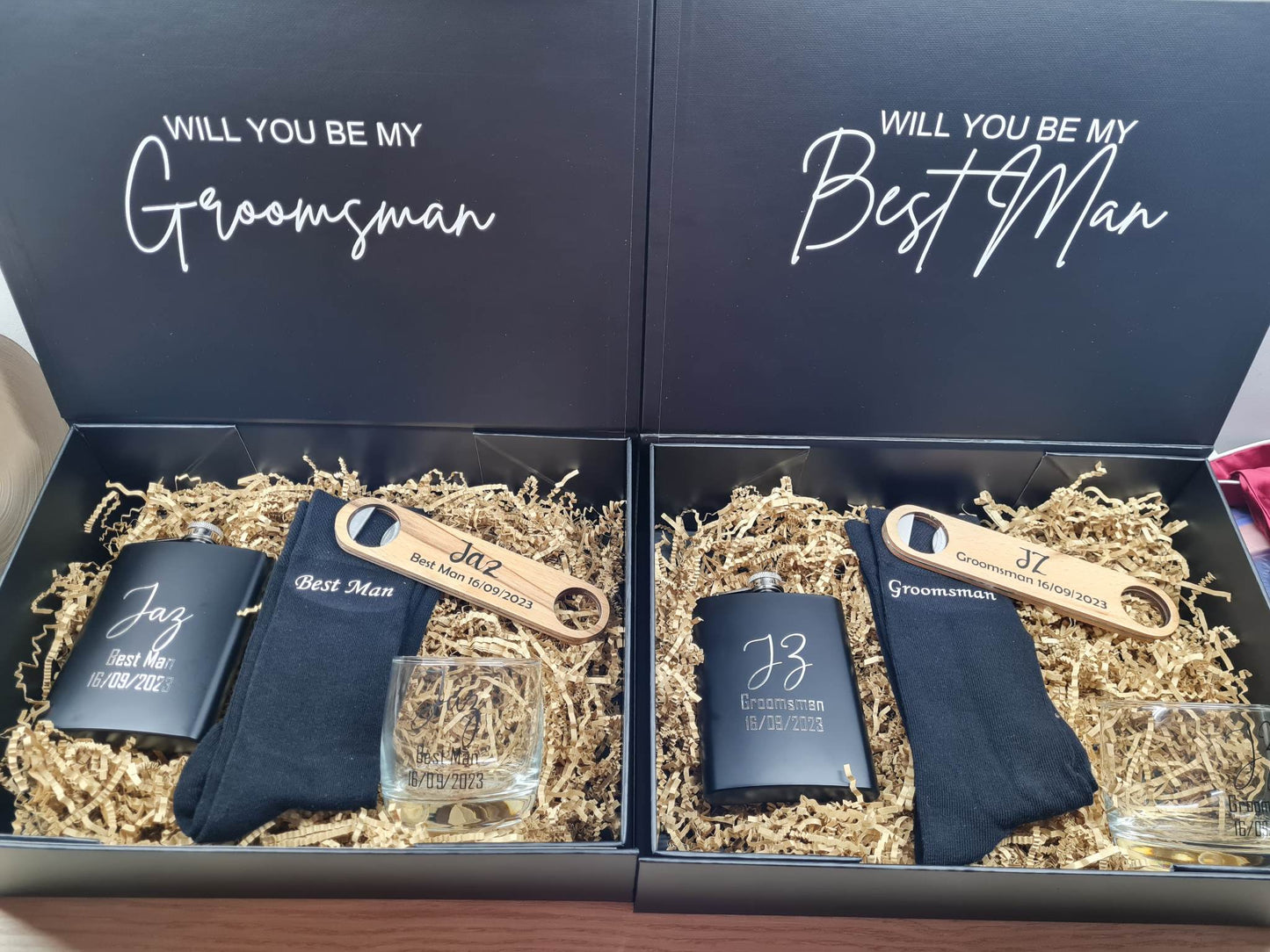 Groomsmen Gift Box Bundle with Socks