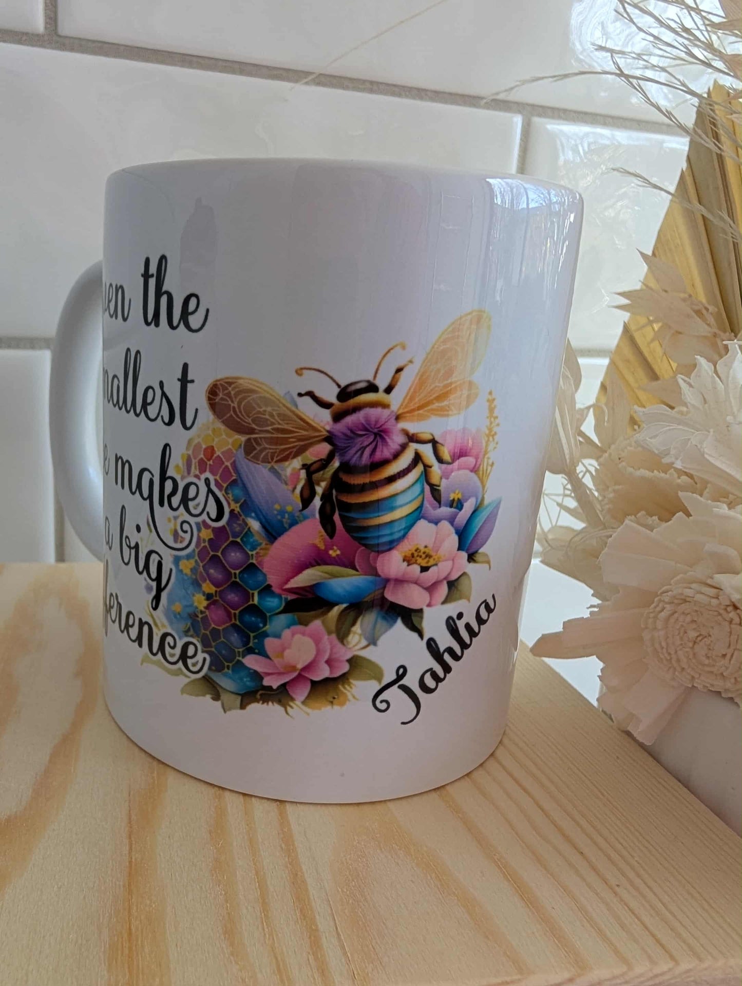 Smallest Bee Makes a Big Difference Mug