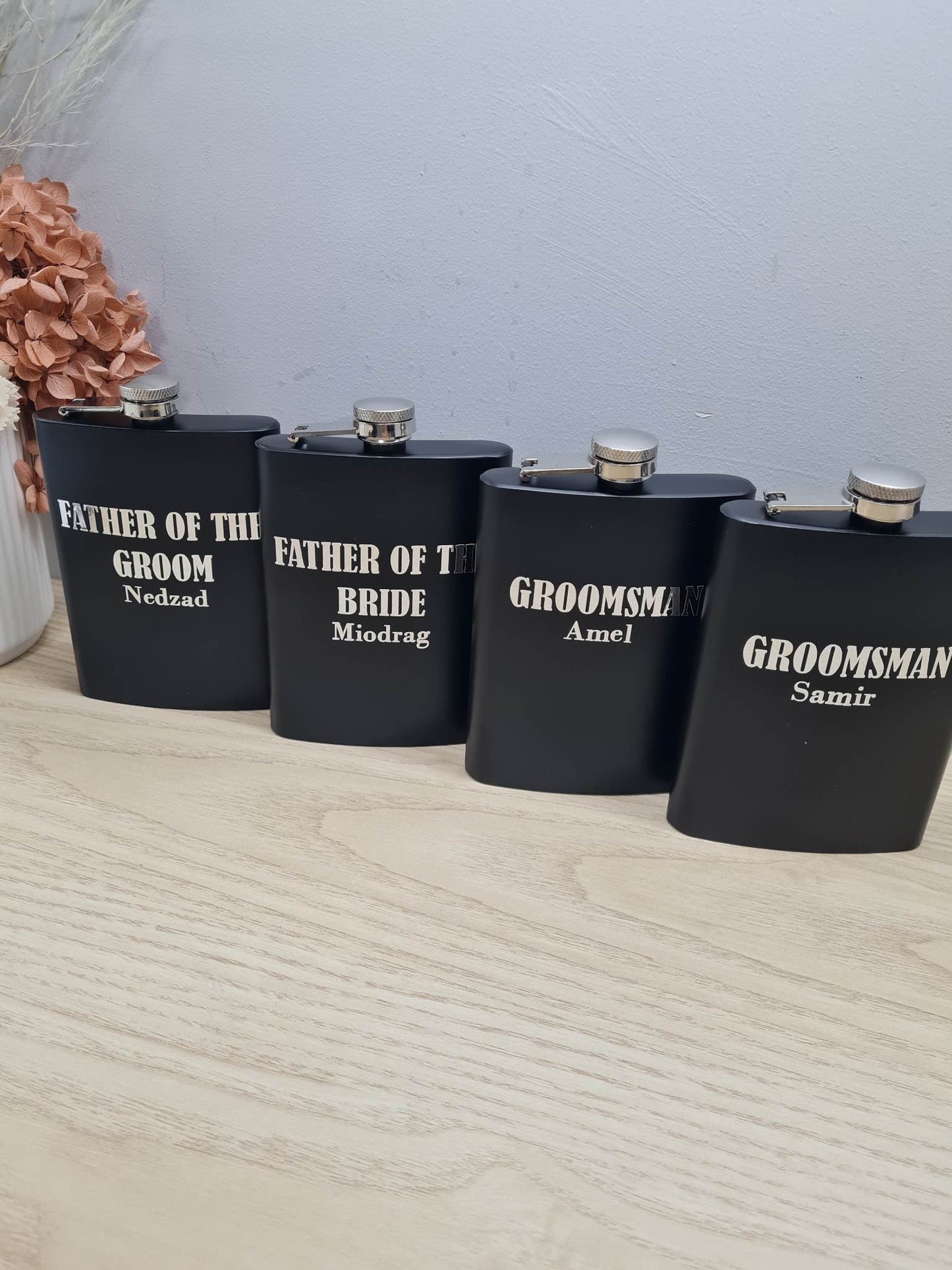 Bridal Party Flask