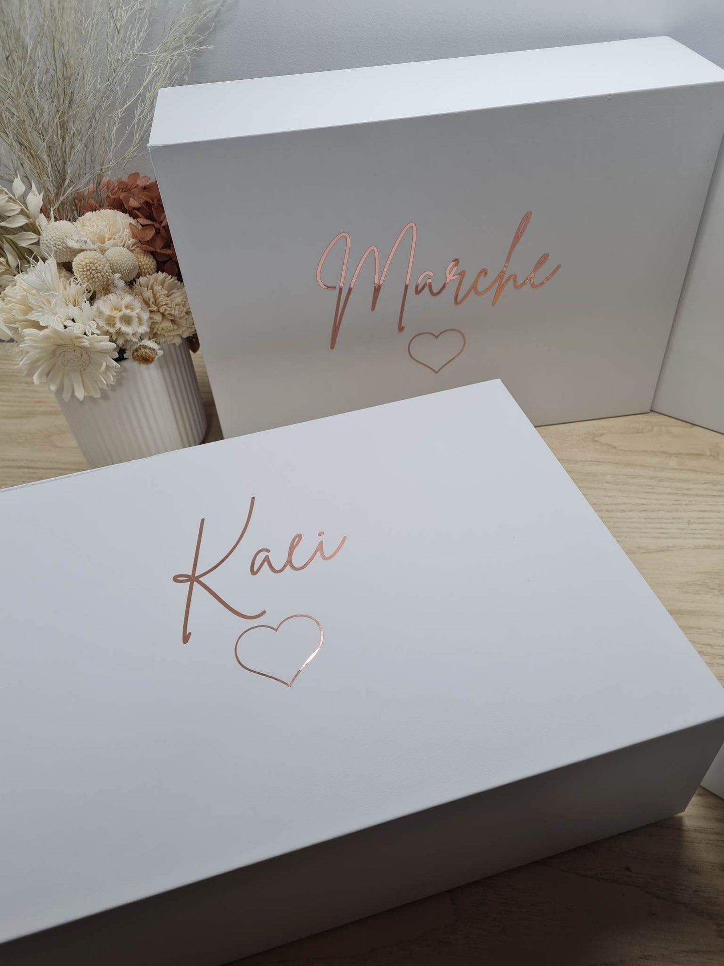 Magnetic gift box - "Name" Heart