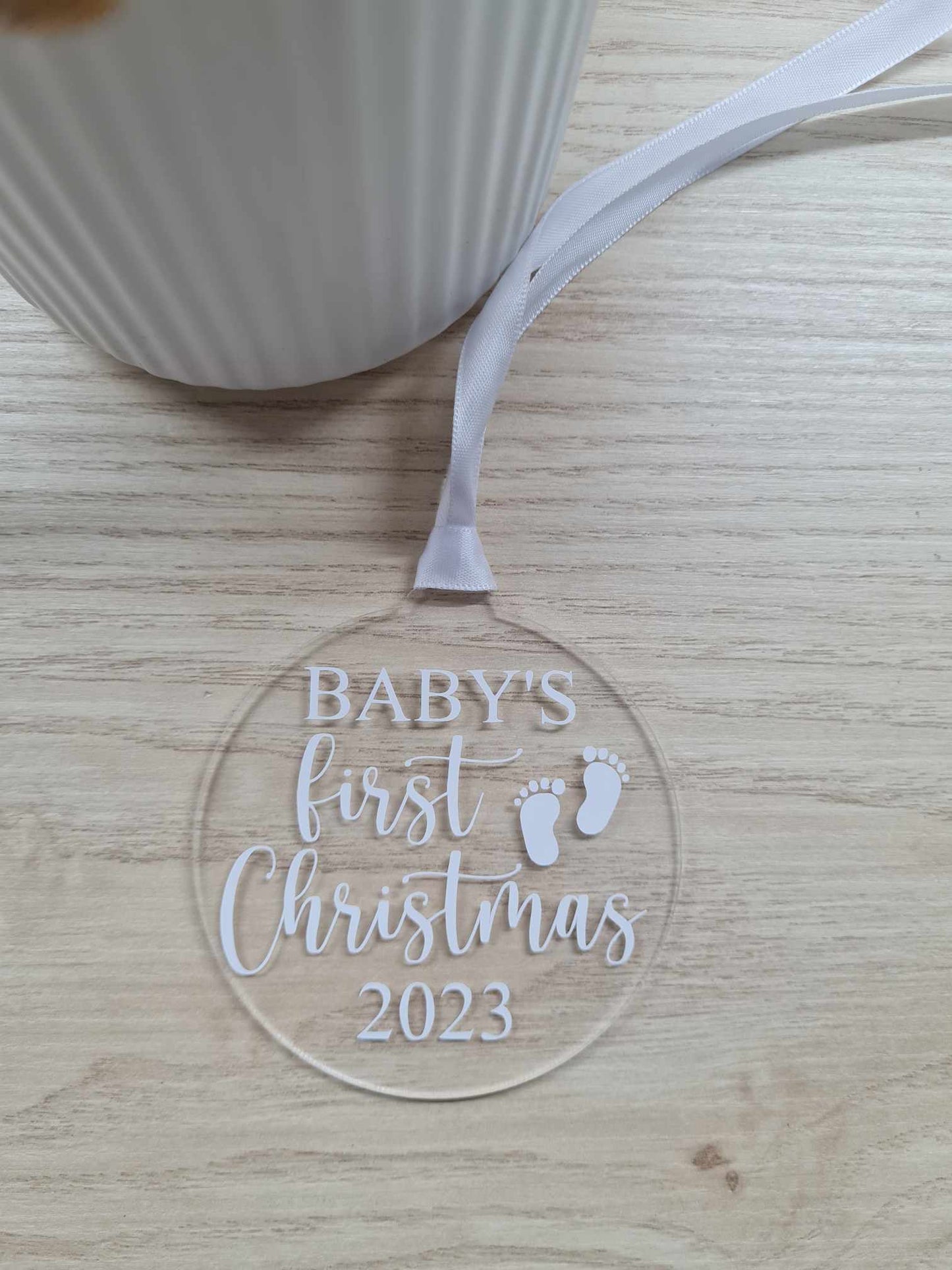 Christmas Bauble - New Baby Design