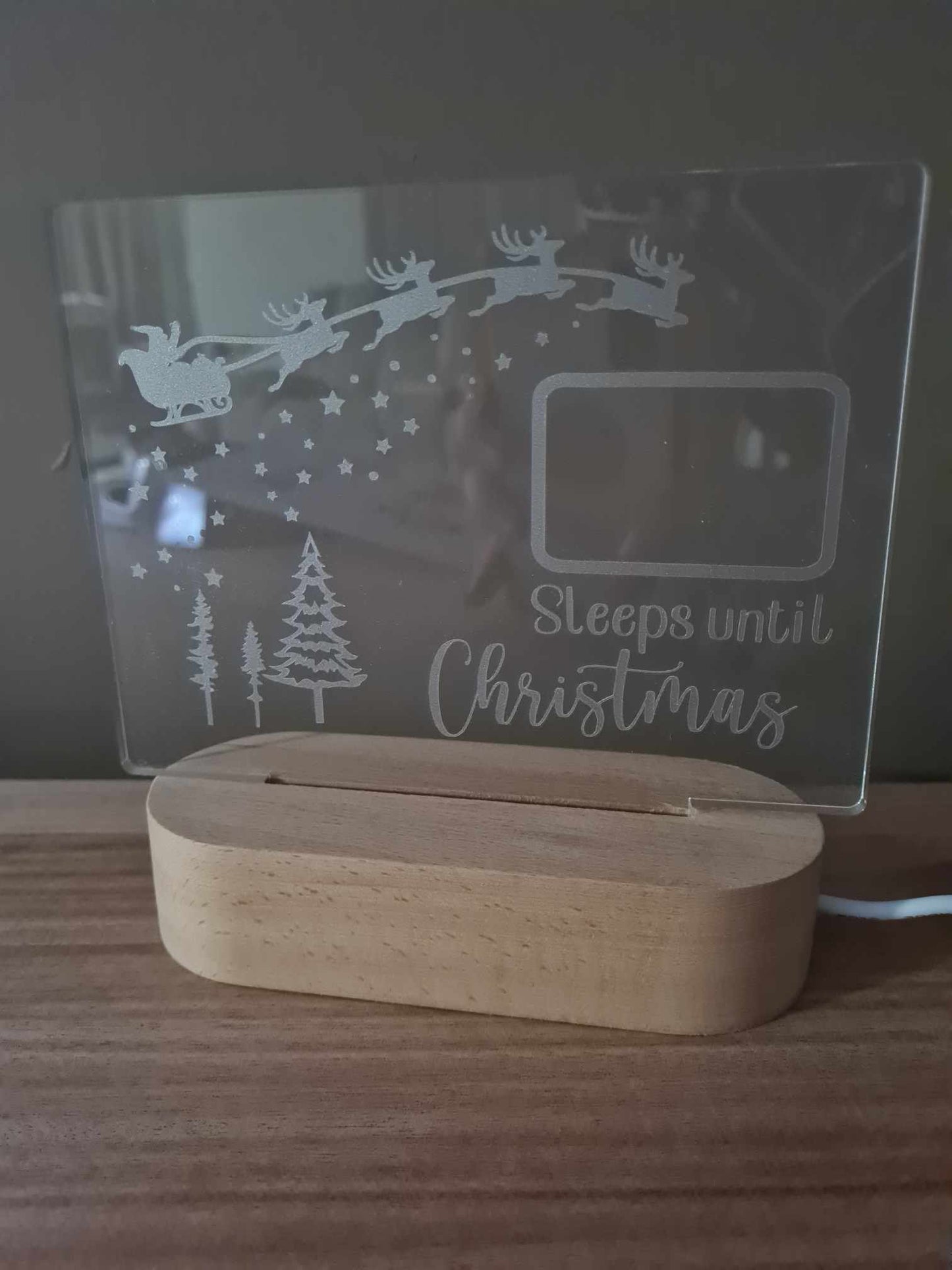 Christmas Count Down Night Light