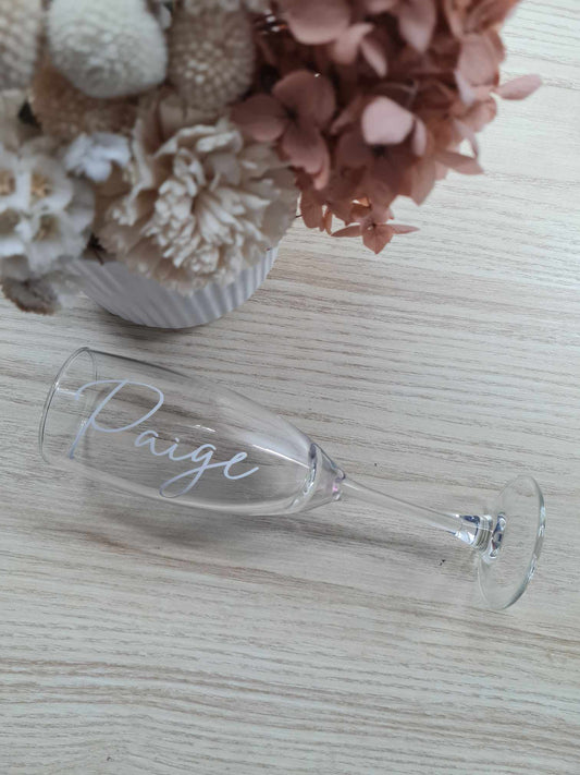 Flute Glass Name Only