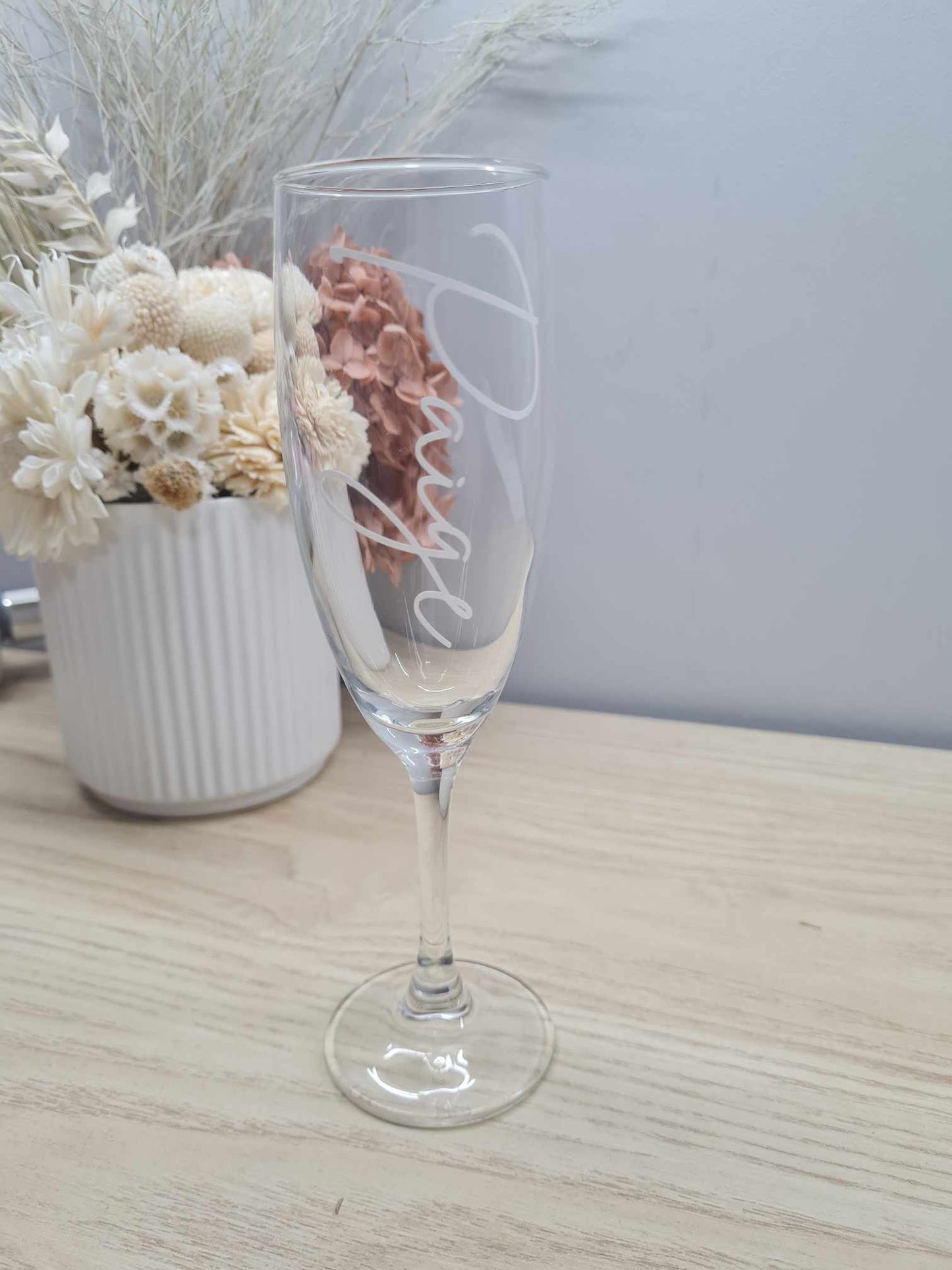Flute Glass Name Only