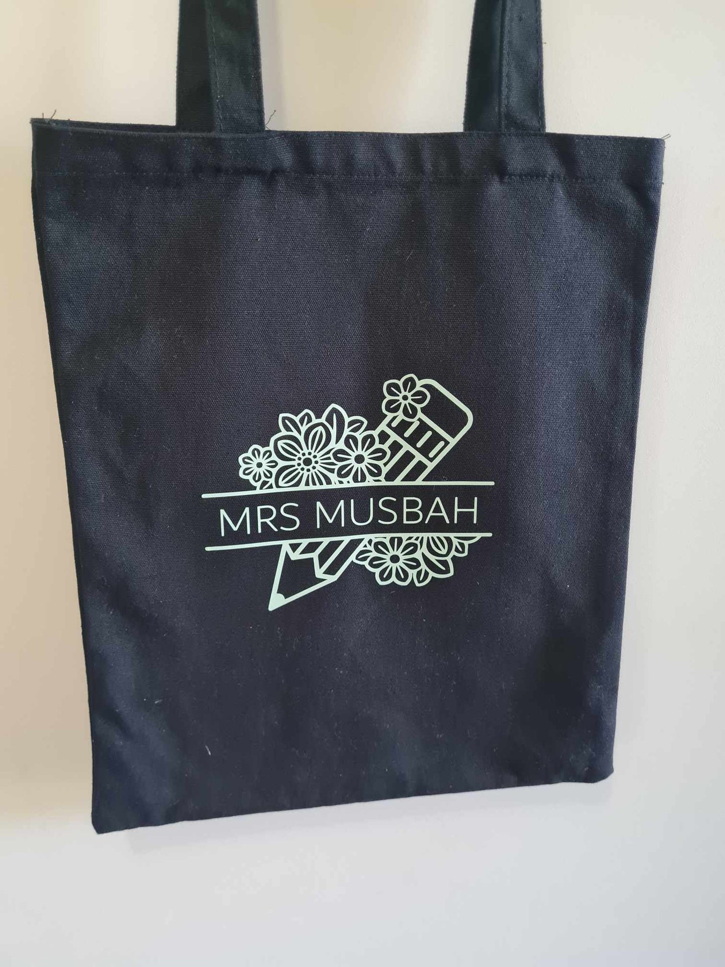 Tote Bag - Floral Pencil