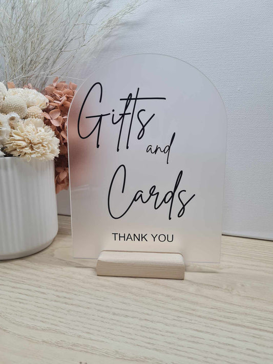Gifts and Cards Sign