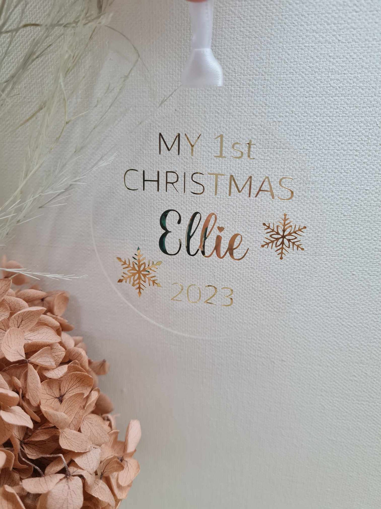 Christmas Bauble - My 1st Christmas