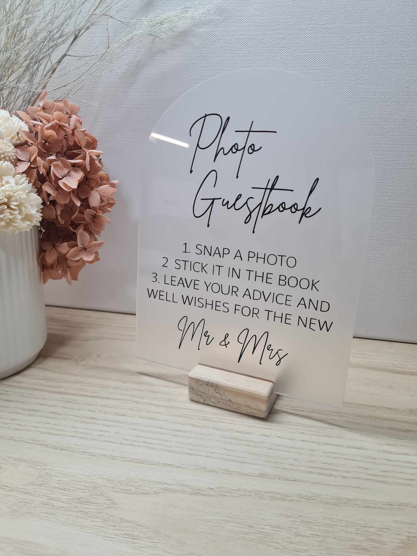Photo Guest Book Sign