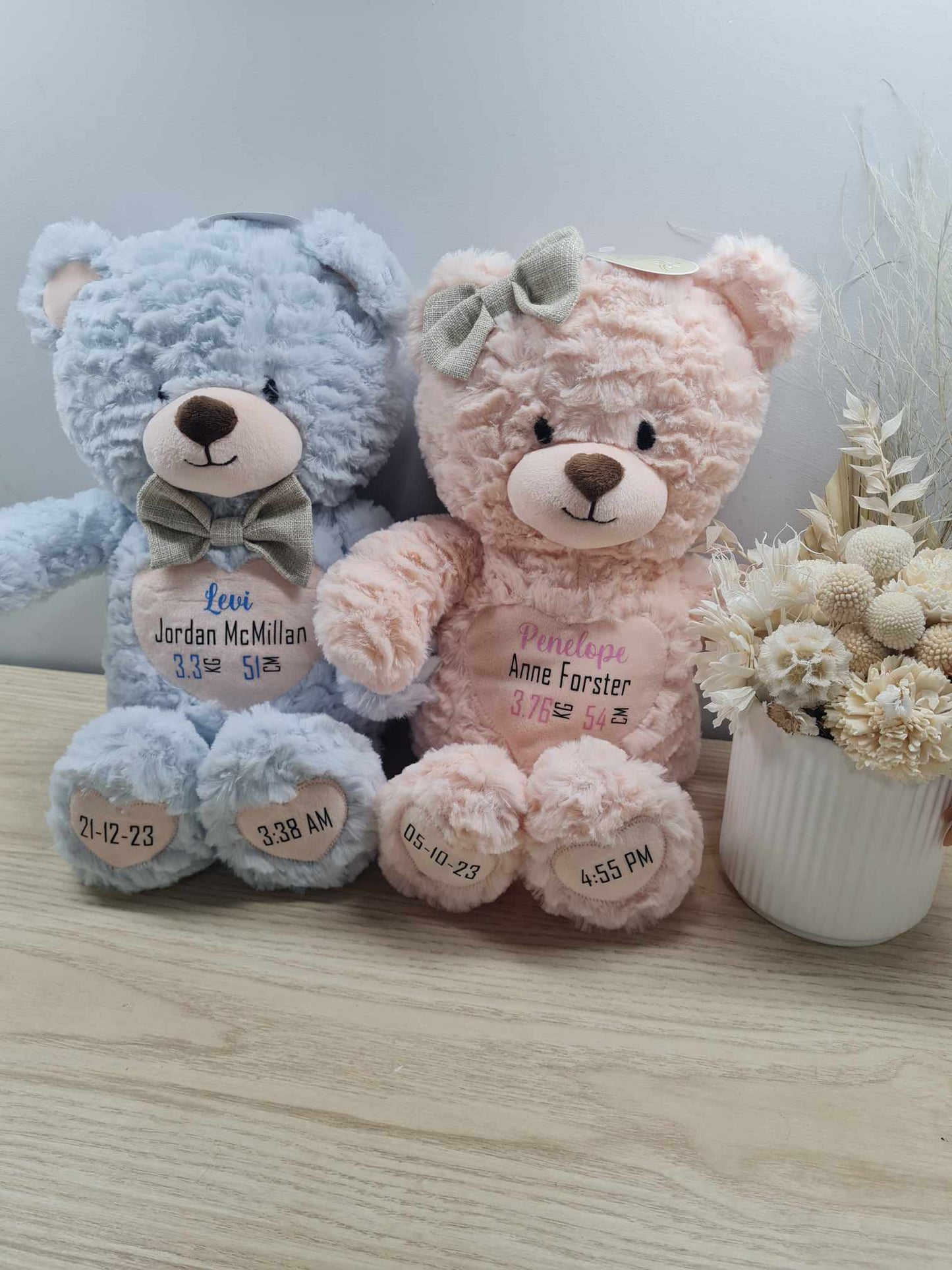 Baby Birth Detail Teddy Bears v1