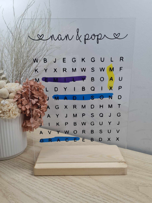 Family Word Search