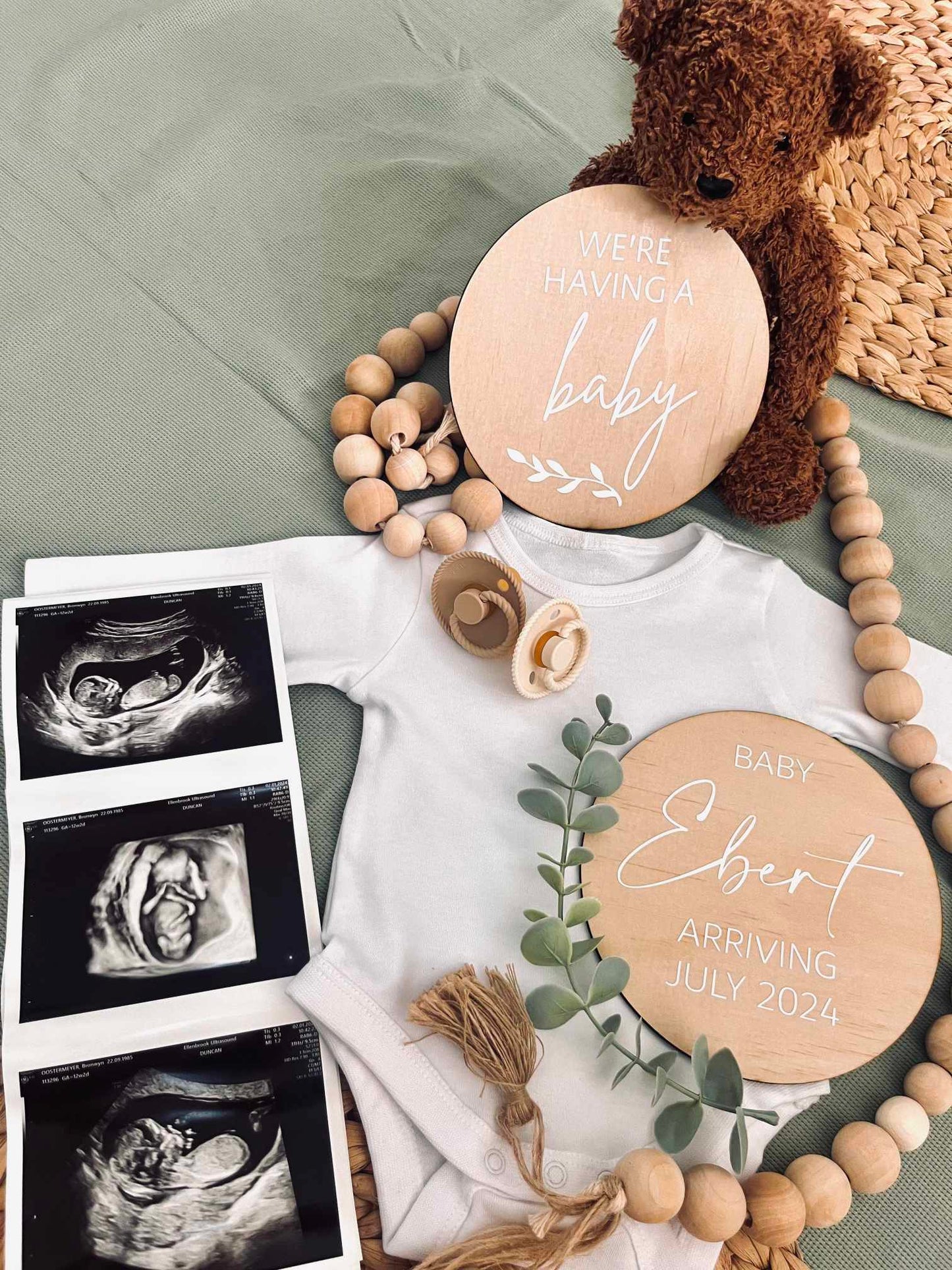 We're Having a Baby Plaque