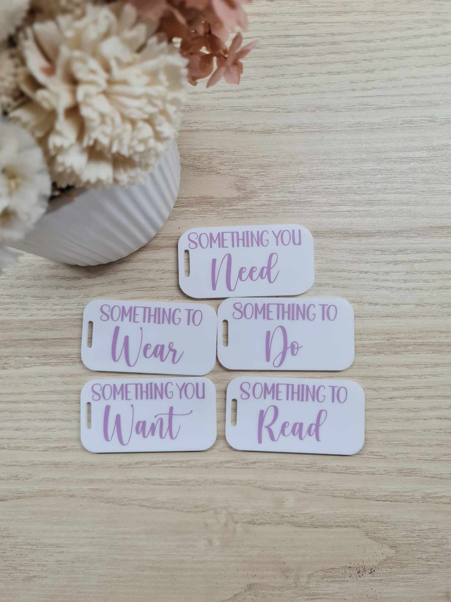 Christmas Gift Tag- I Want Etc