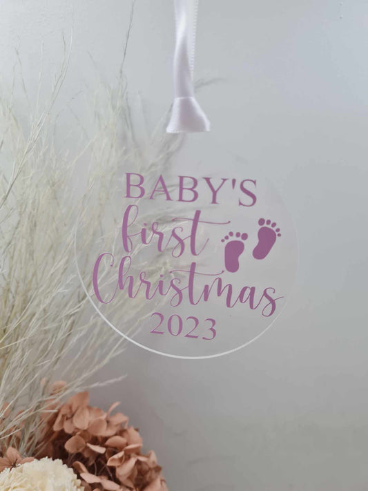 Christmas Bauble - New Baby Design