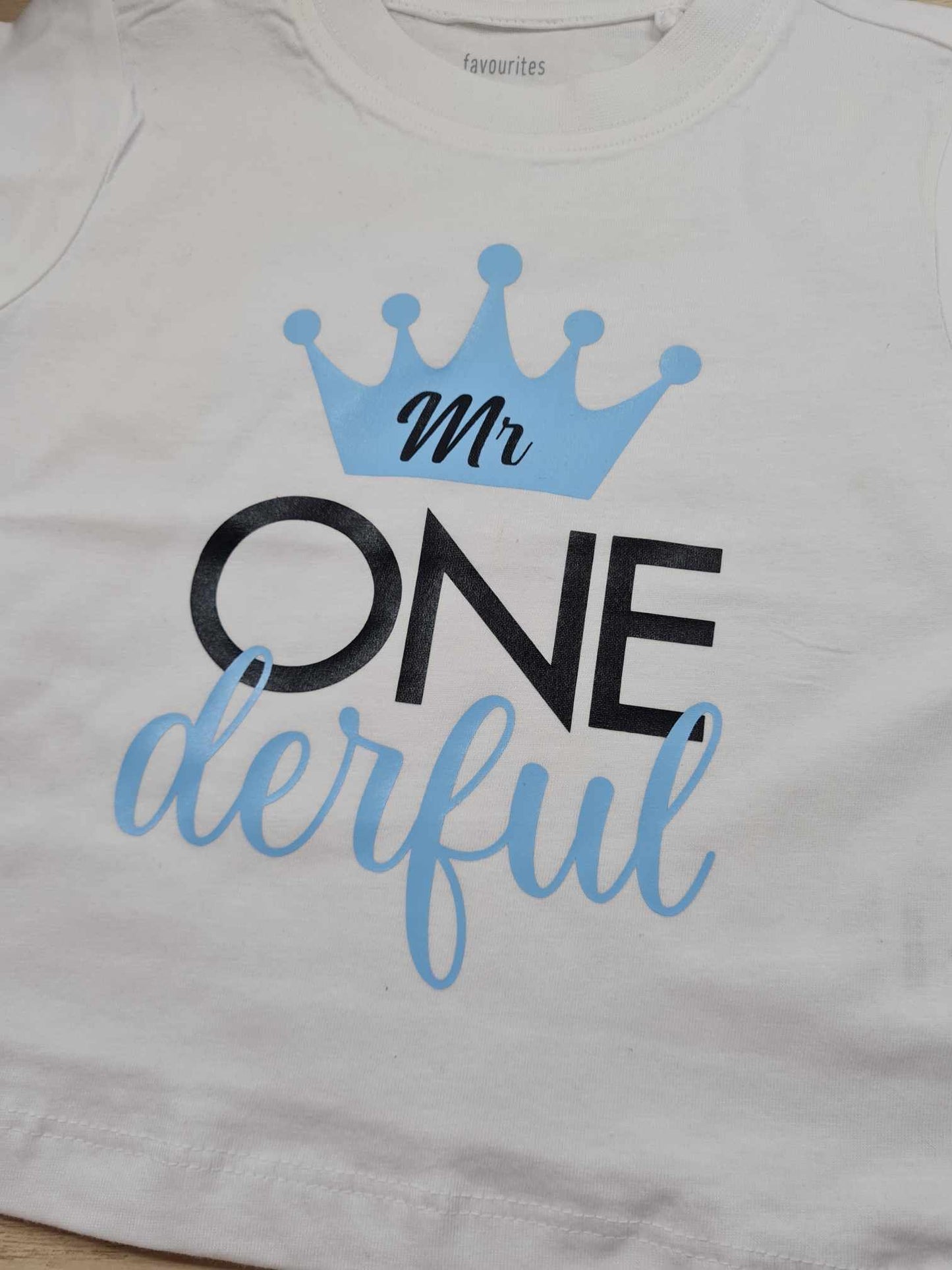 Mr ONEderful Birthday Shirt