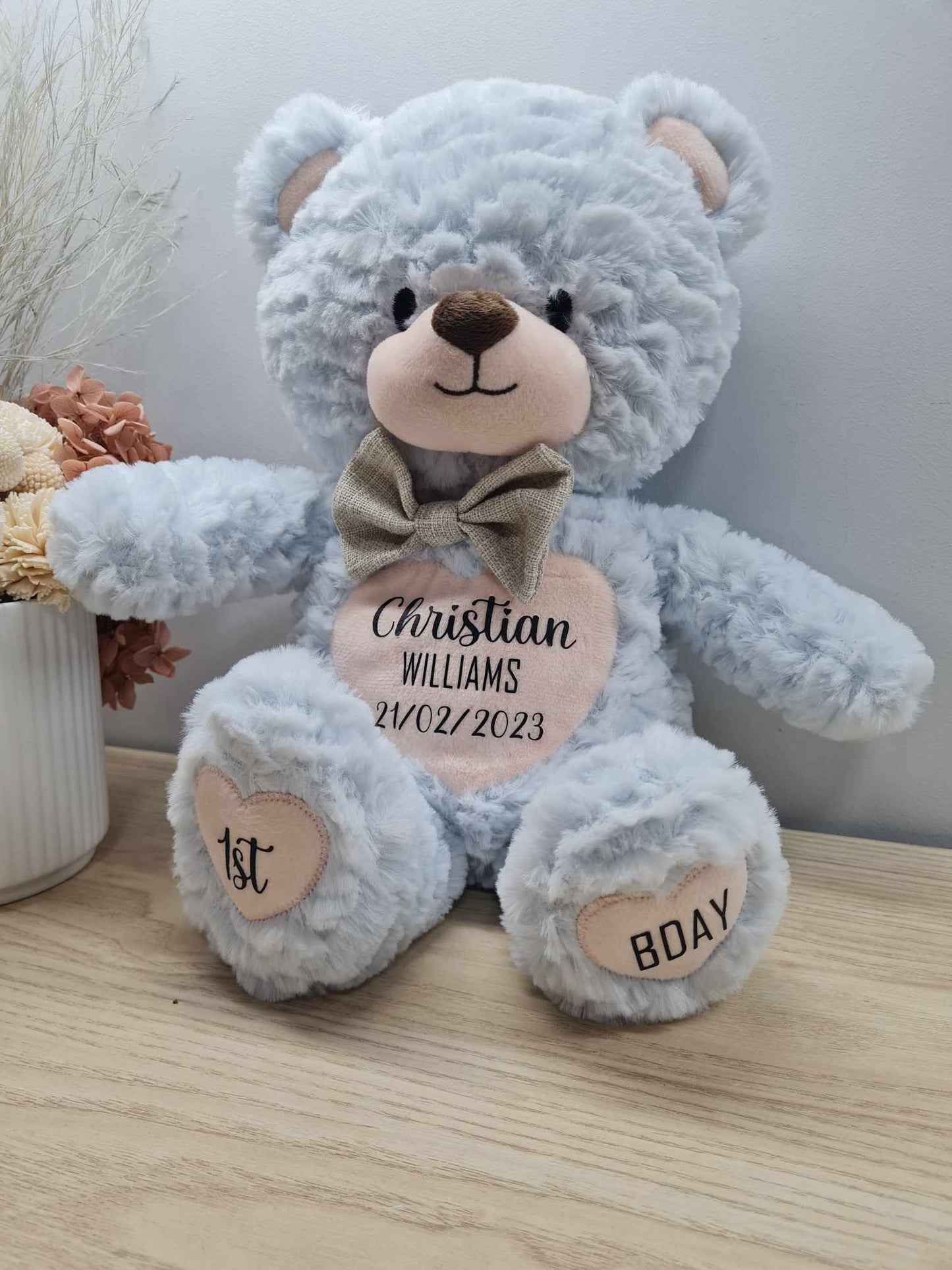 1st Birthday Teddy Bear