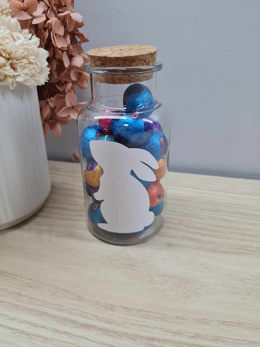 Easter Jars with Cork Lids