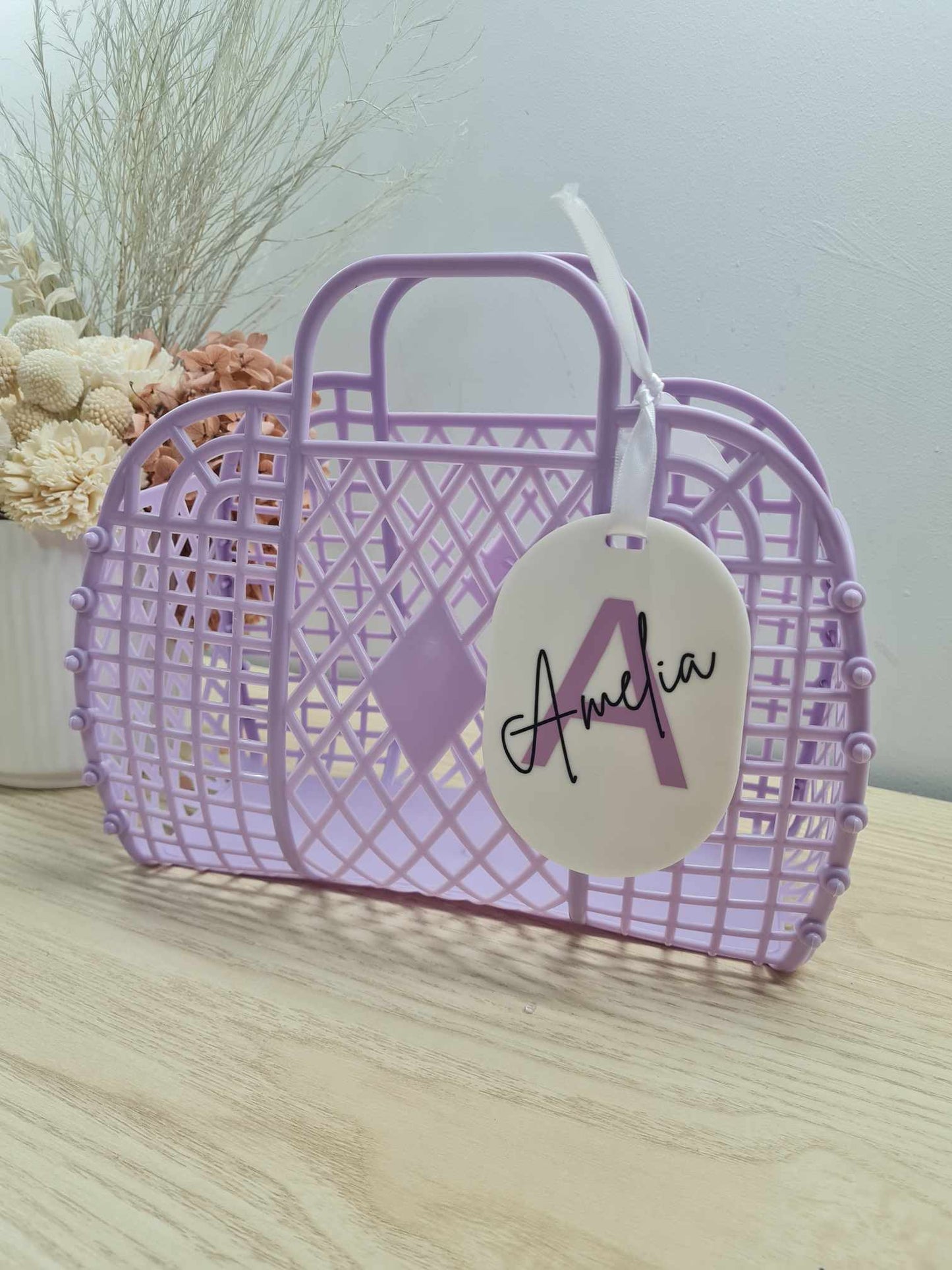 Initial Easter Bag Tag