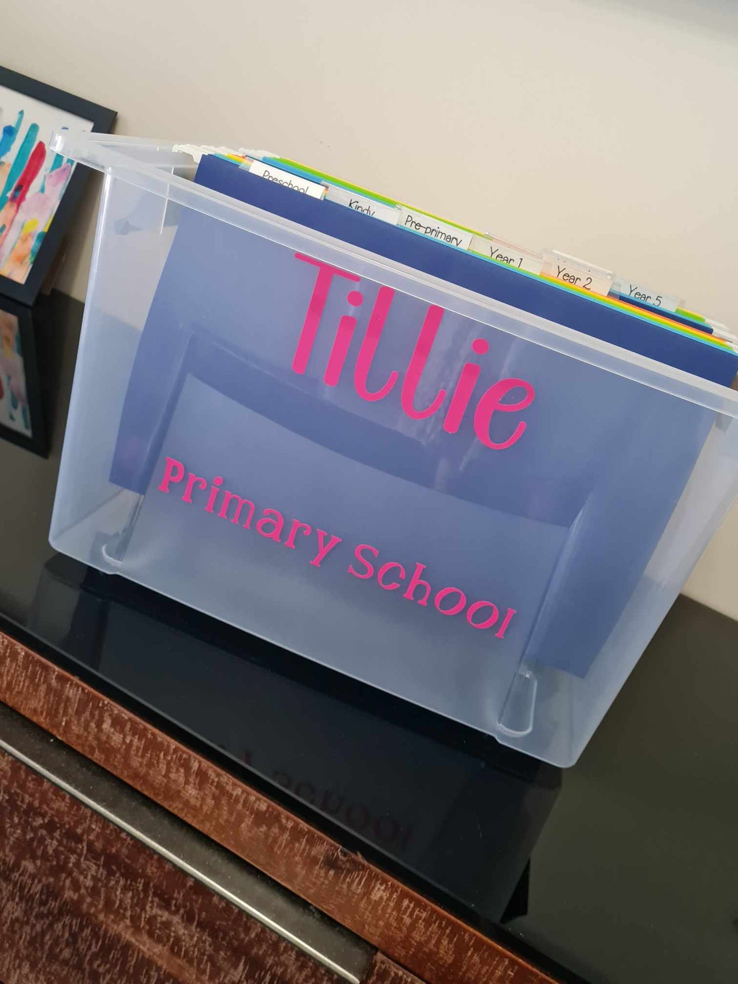 School Work and Memory Box - Primary School