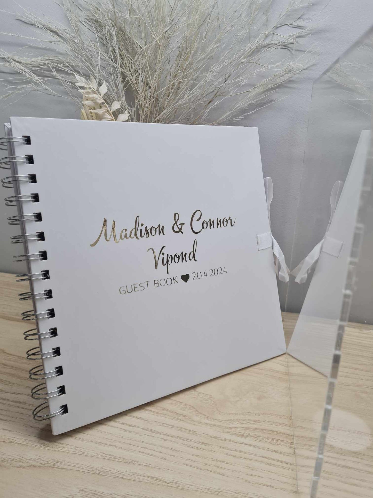 Guest Book with Date and your Font