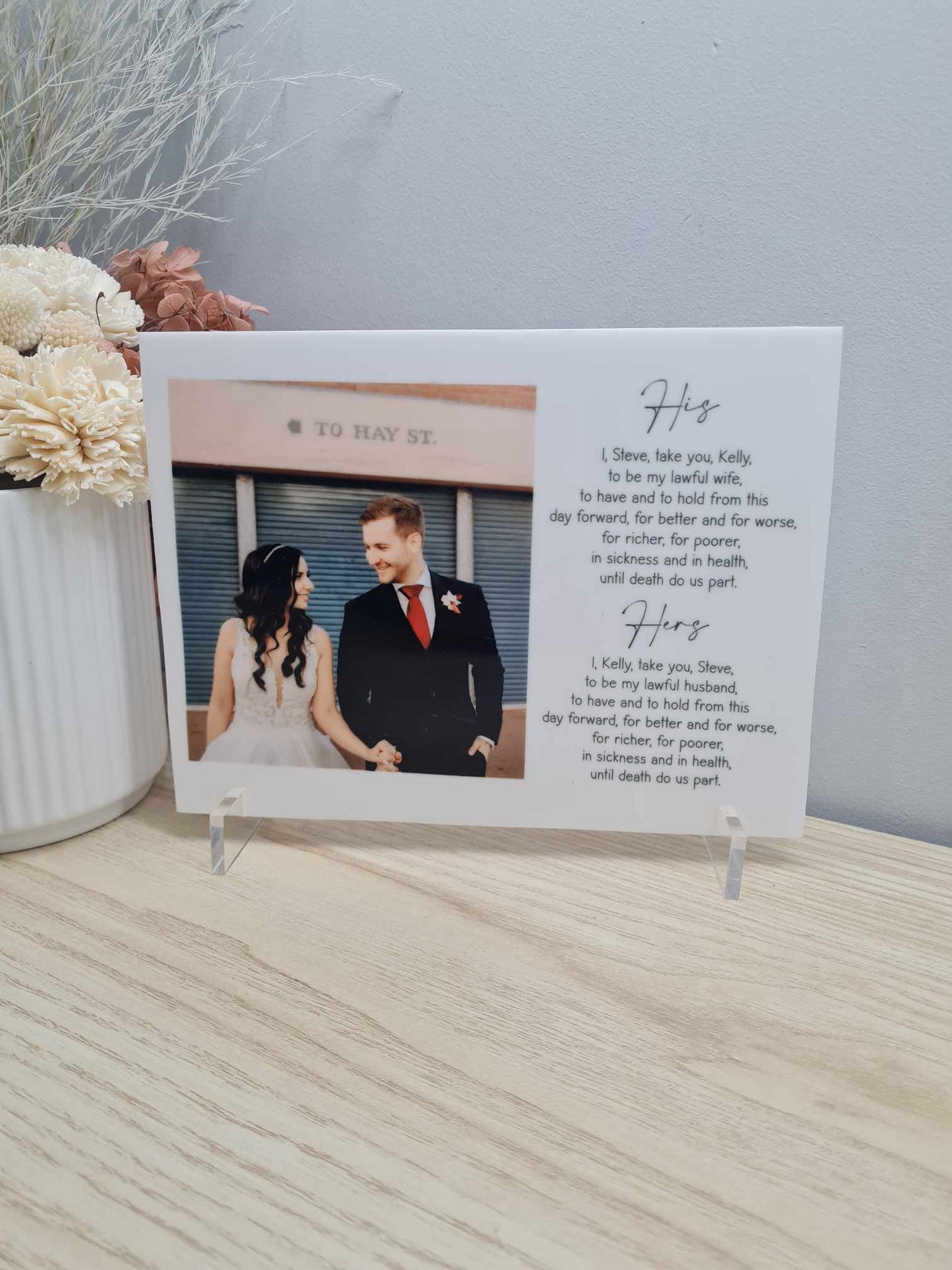 Anniversary Vows Plaque