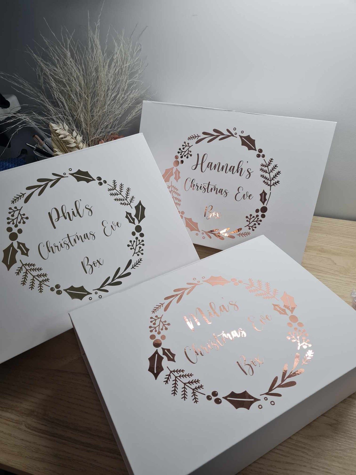 Magnetic gift box - Christmas Eve Design