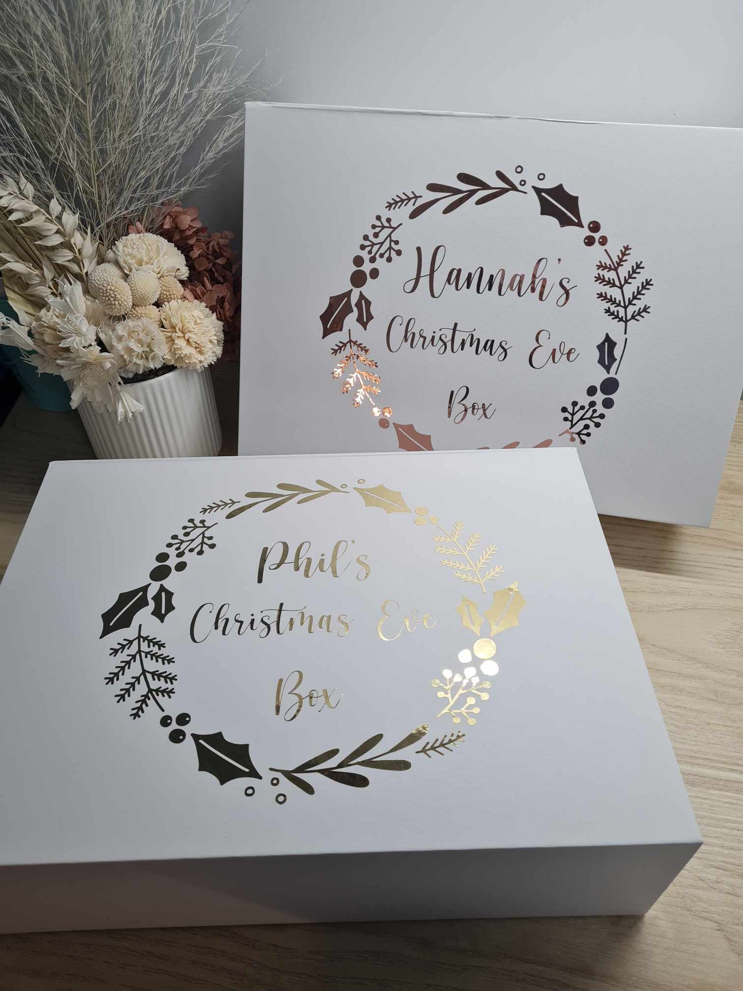 Magnetic gift box - Christmas Eve Design