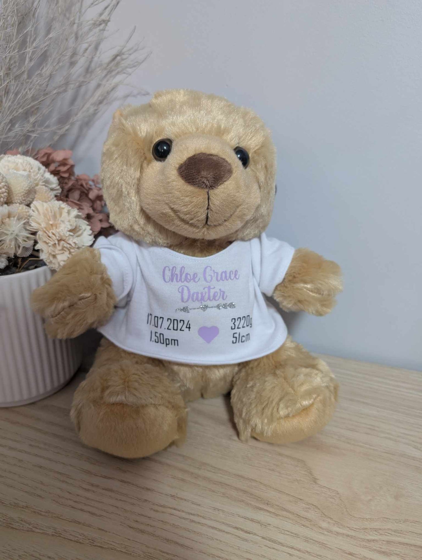 Babies Birth Details Teddy Bears