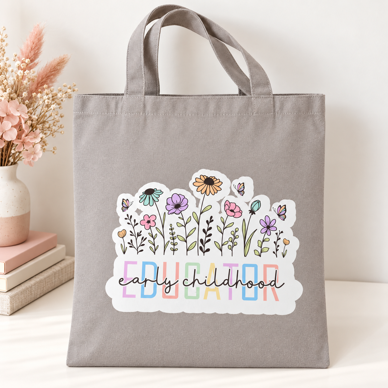 Helping Little Flowers Grow Tote Bag