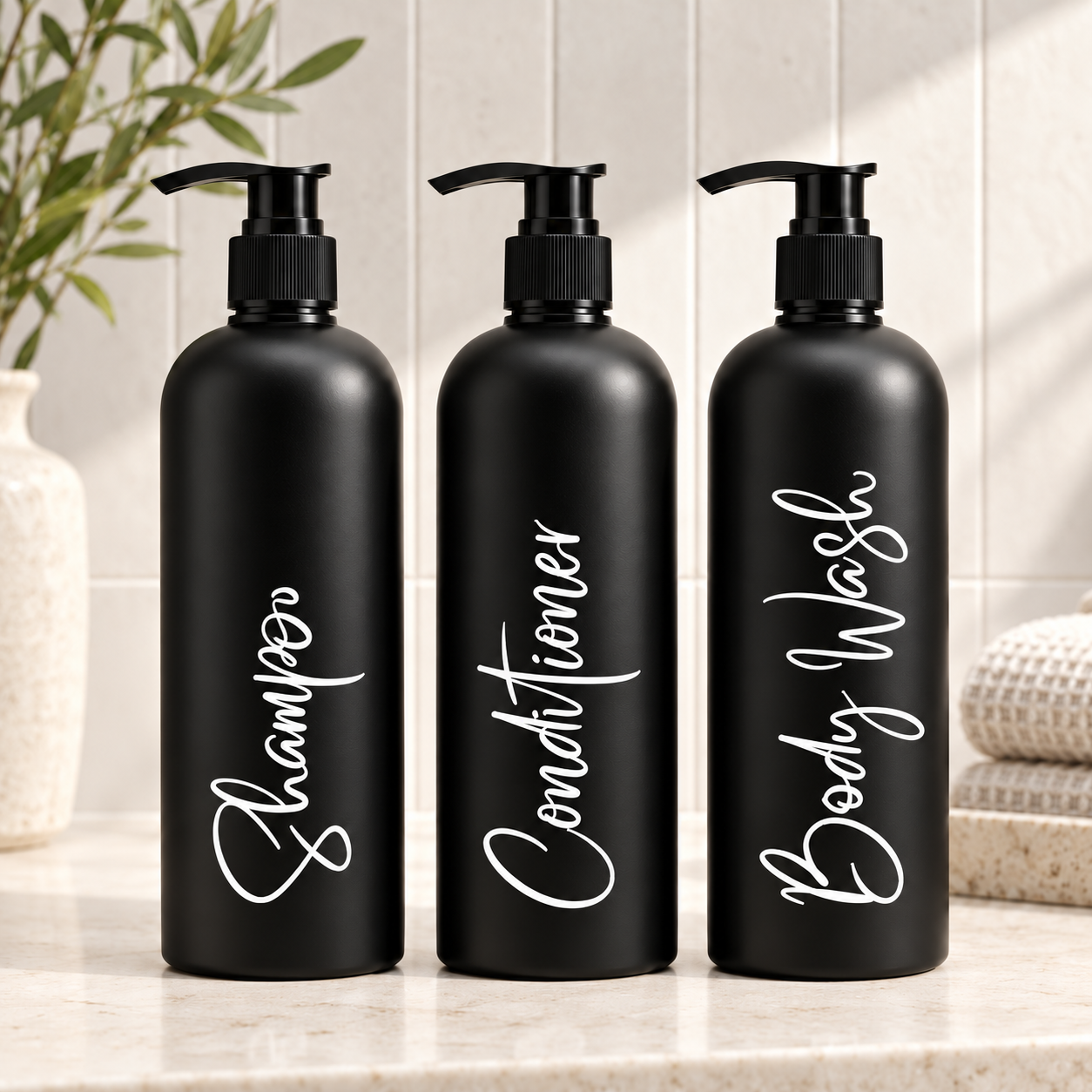 Custom Pump Bottle Labels – Self Apply Decals
