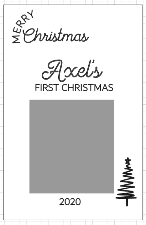 First Christmas Frame