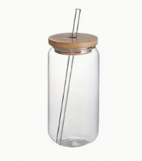 #Teacher Life Nutrition Facts Glass Can with Lid and Straw