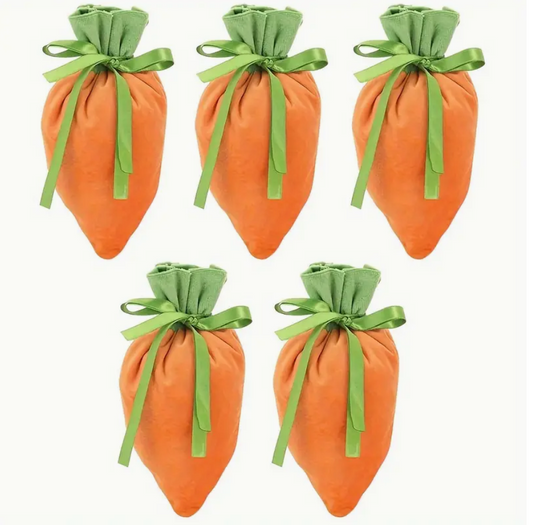 Easter Carrot Bags