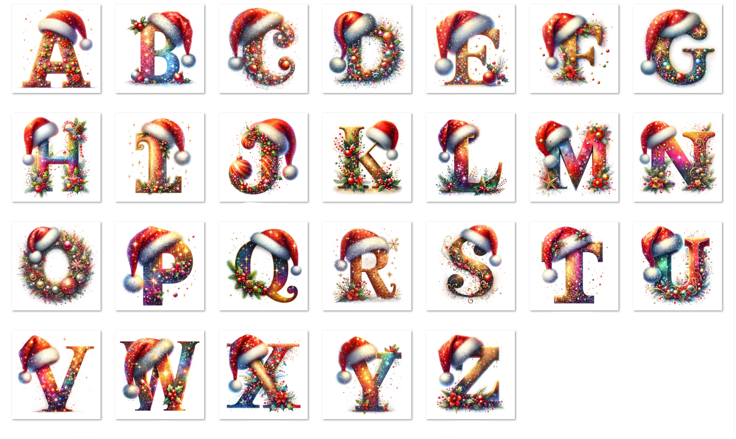 Hat Letter Christmas Mug