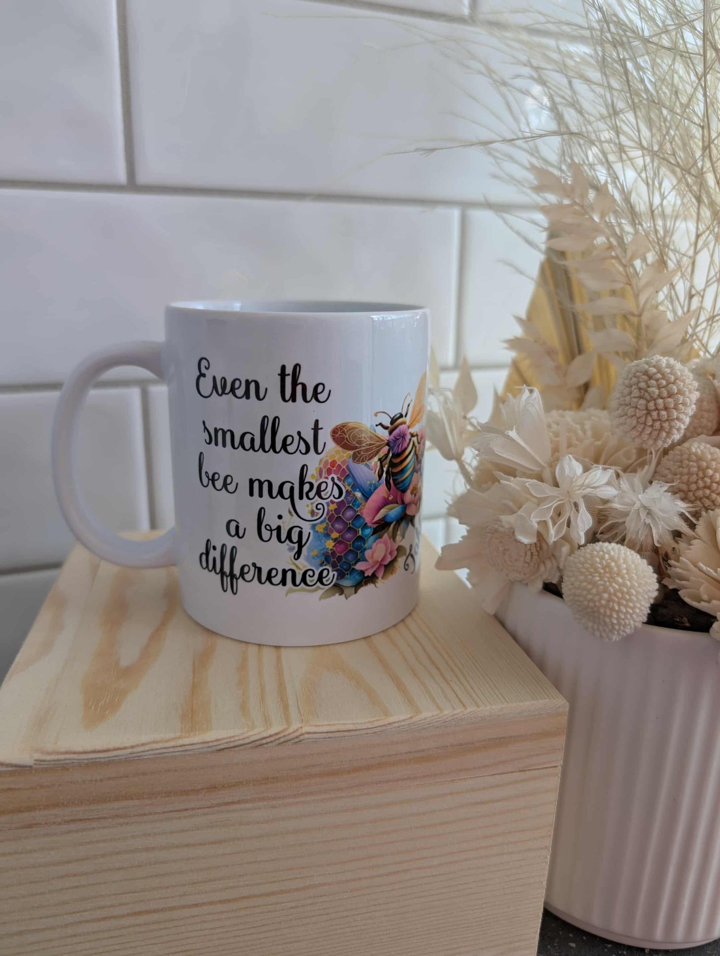 Smallest Bee Makes a Big Difference Mug