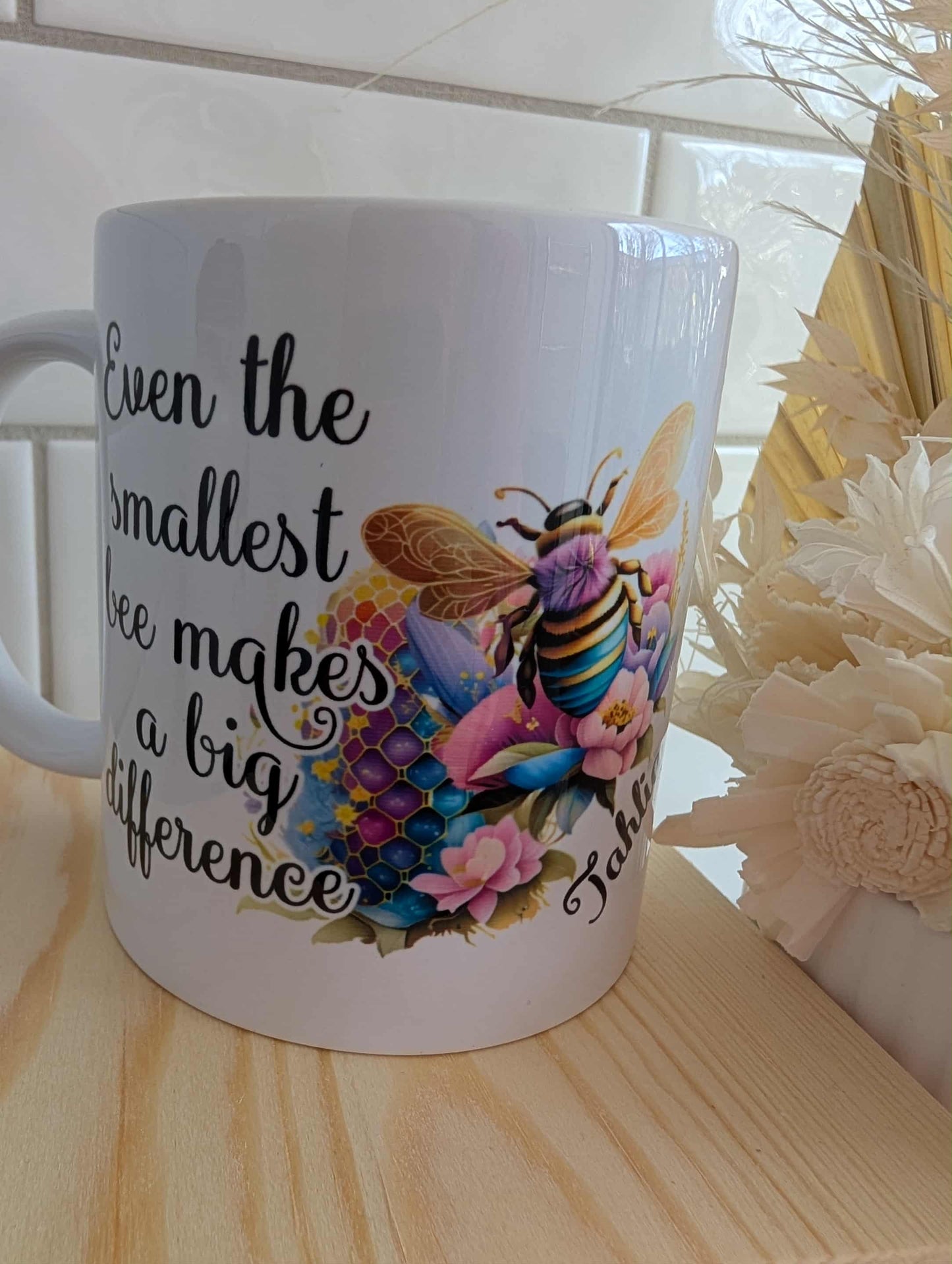 Smallest Bee Makes a Big Difference Mug