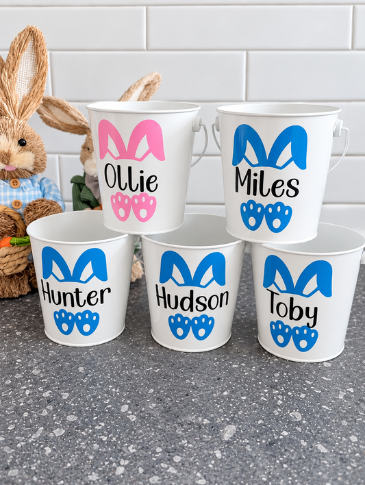 Personalised Easter Bunny Buckets
