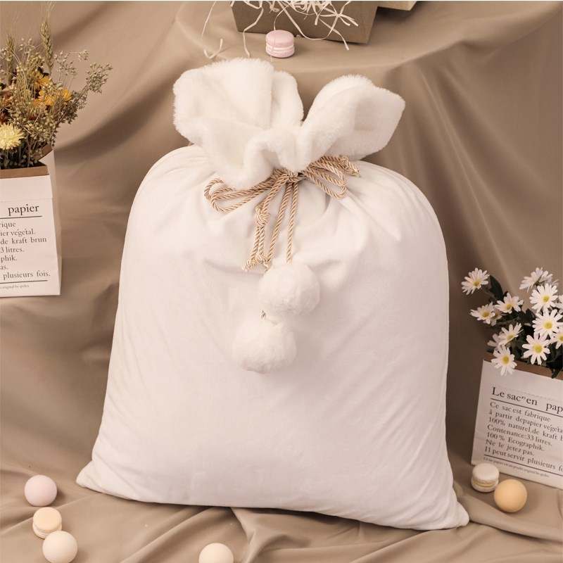 Personalised Plush Santa Sack – Snowflake Design