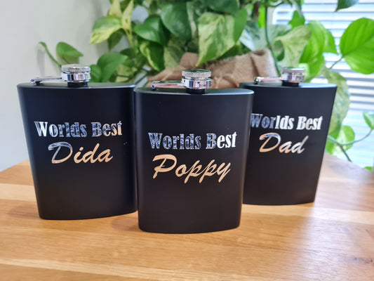 Worlds Best Daddy Flask