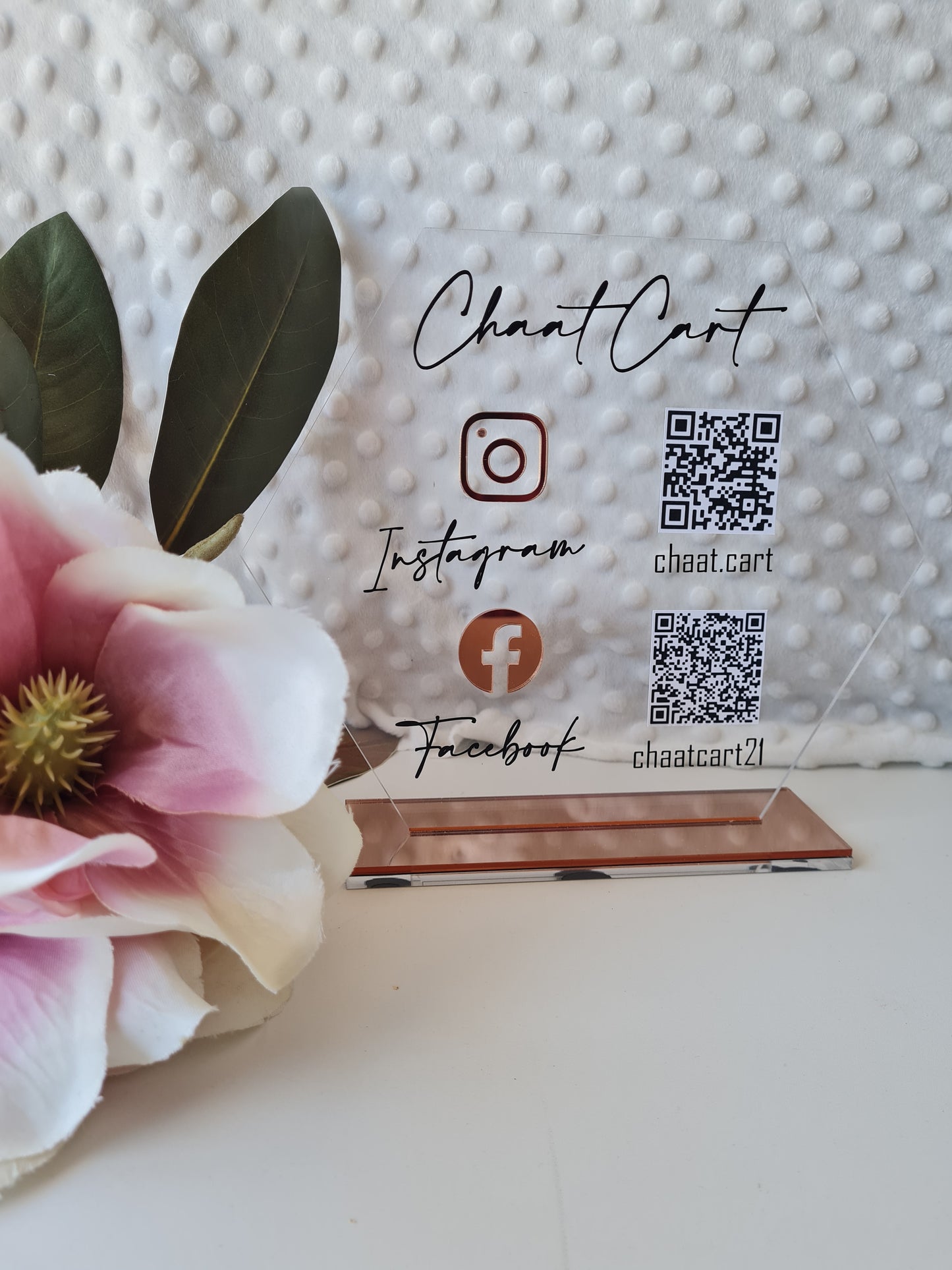 Social Media Advertising Sign
