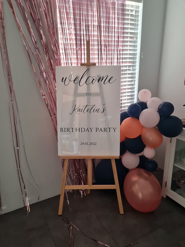 Welcome Sign Birthday Party v1