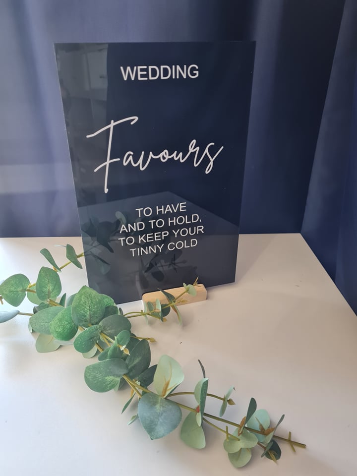 Favours (Tinny Cold) Sign