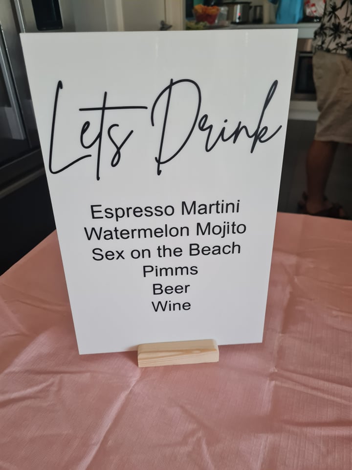 Lets Drink - Drink List