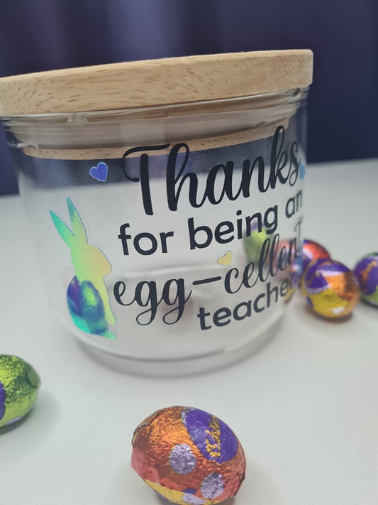 Egg-Cellent Teacher Easter Jar