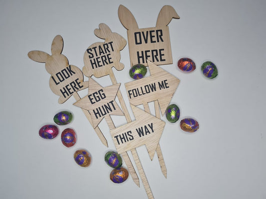 Easter Hunt Signs
